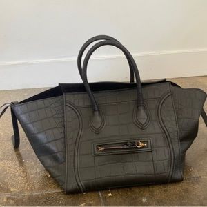 Celine Phantom Crocodile Imprint